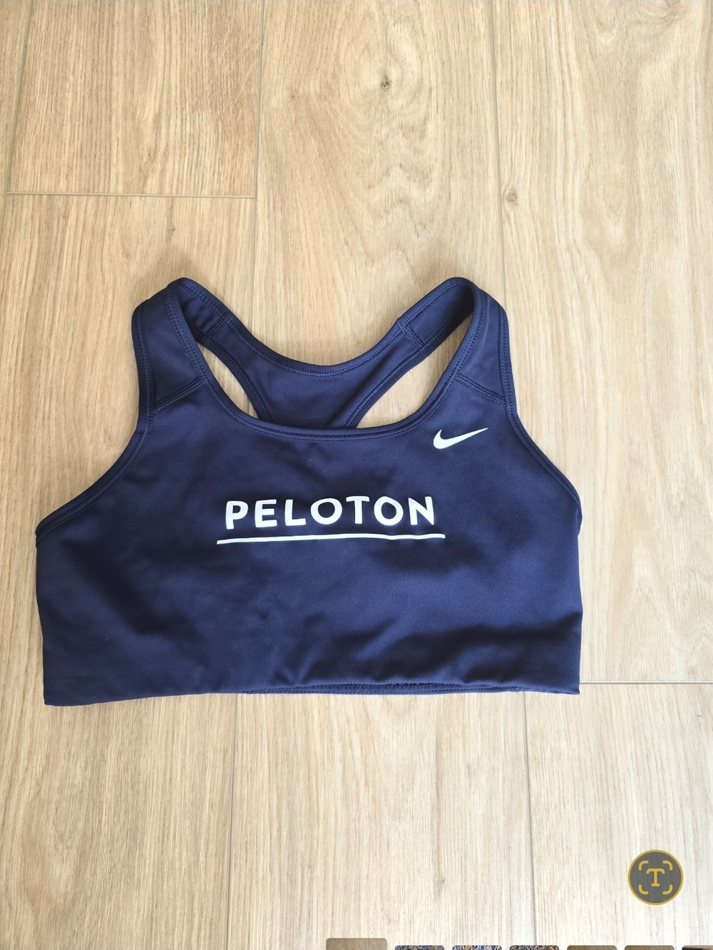 Nike Navy Peloton Racerback Sports Bra